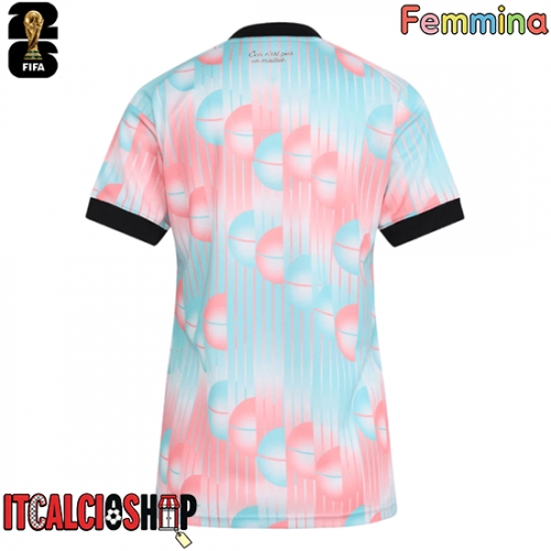 Belgio Seconda Maglia Femmina Mondiali 2026 Manica Corta